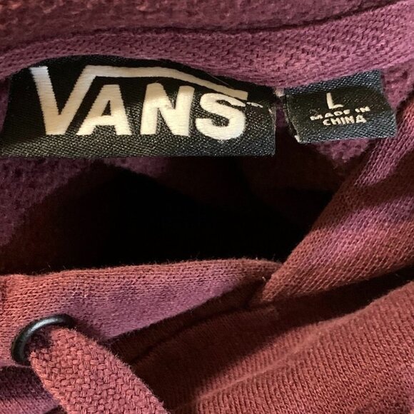 Van's Men's Colorblock Logo Cotton Pullover Long Sleeve Hoodie Sweatshirt Size L - Picture 6 of 11